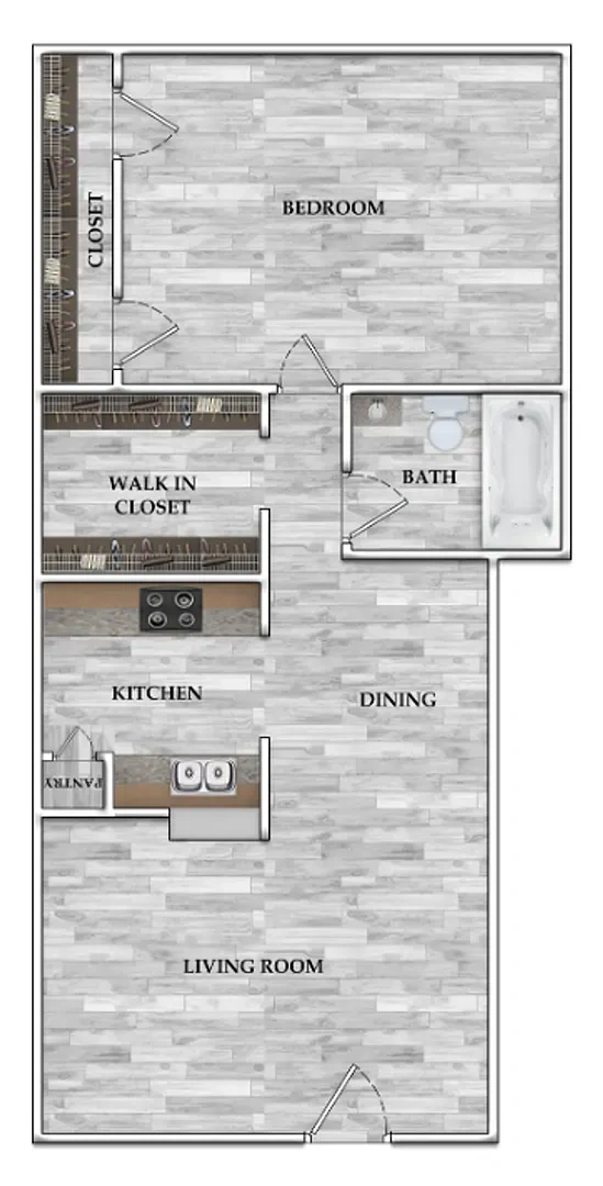 Rockridge Springs Apartments – Floor plan