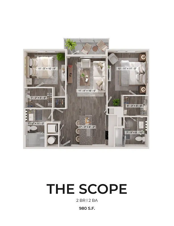 The Horizon at Springdale Park – Floor plan