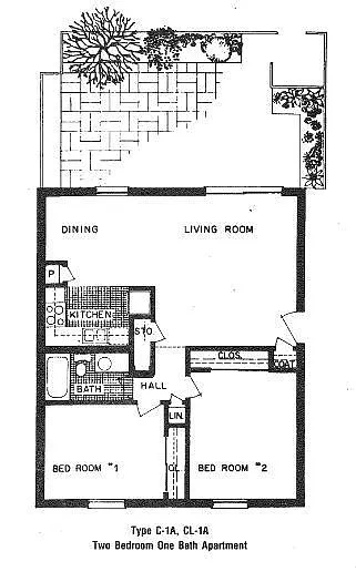 Lake Carlton Arms – Floor plan