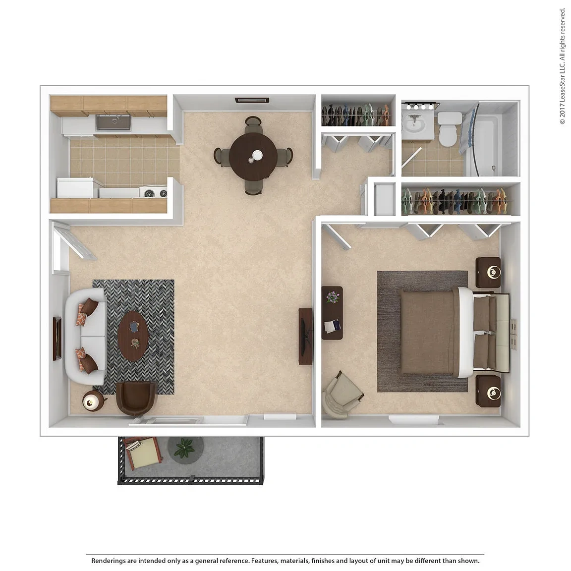 Pine Forest – 1 Bedroom Traditional Ground Floor