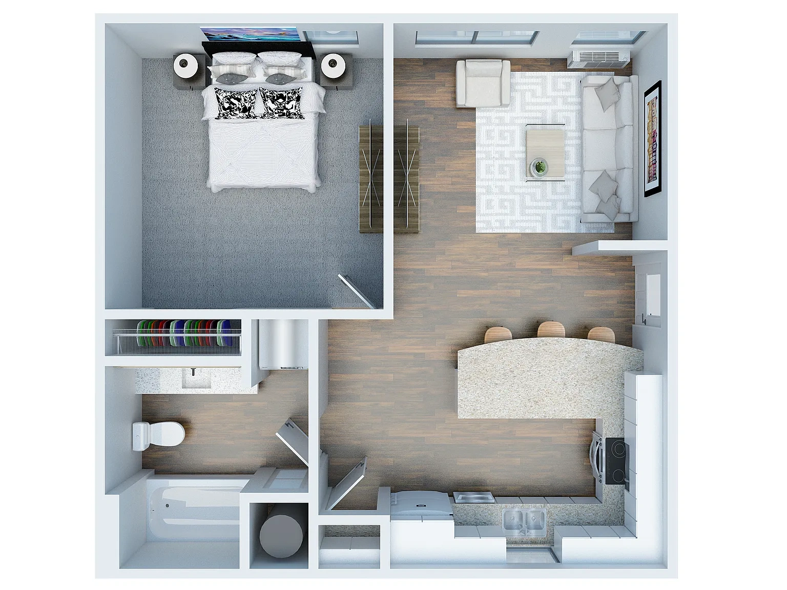 Ramblewood Apartments – Floor plan