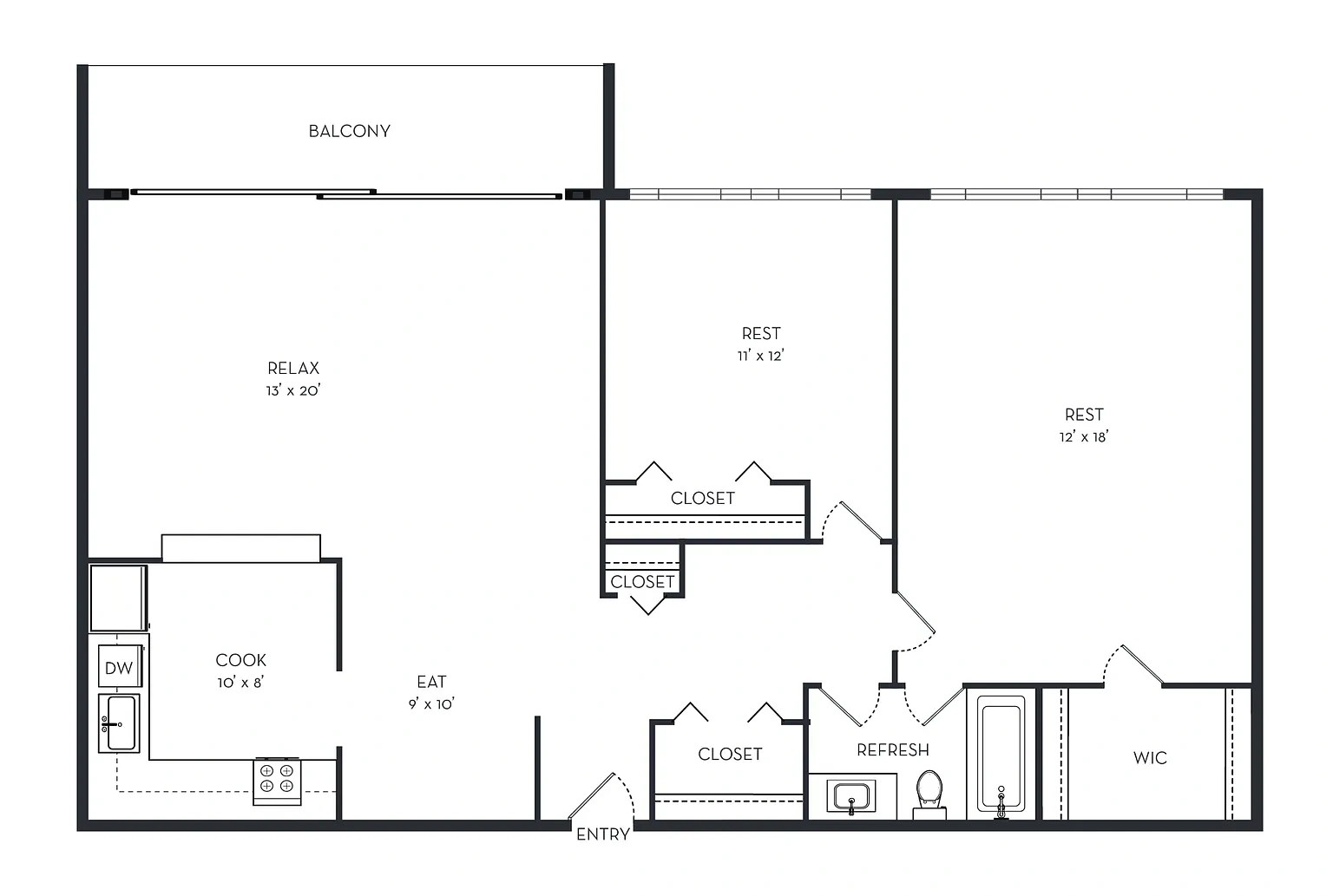 The Aspen – Floor plan