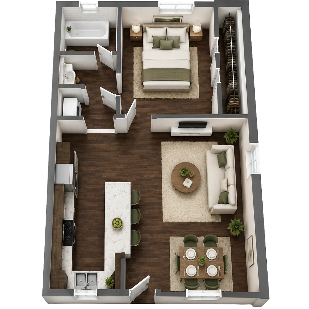 Twin Pines – Floor plan