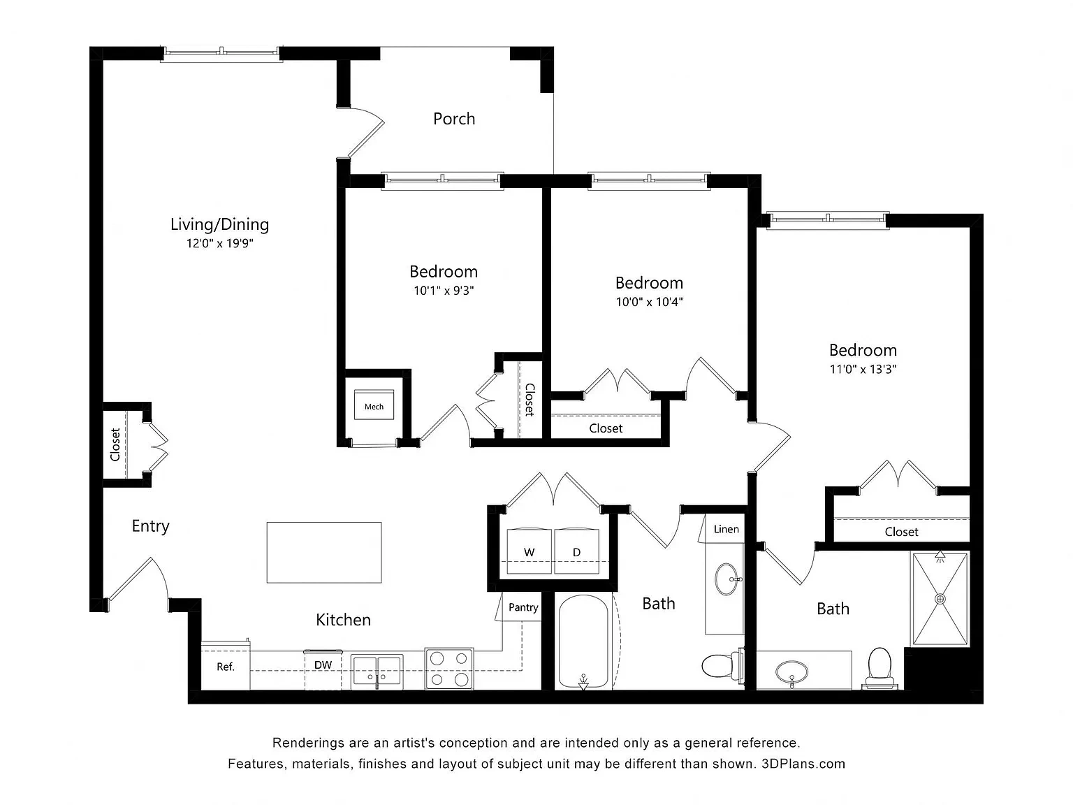 Maison at Solivita Marketplace – Floor plan