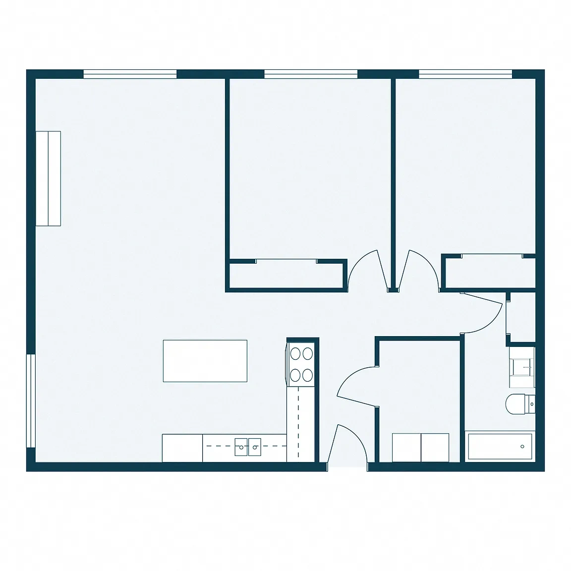 Dynasty 1 – Floor plan