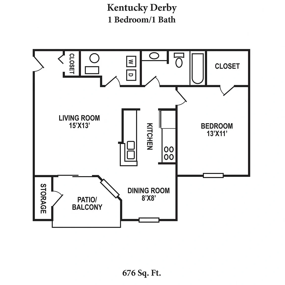 Steeplechase Apartments – Floor plan