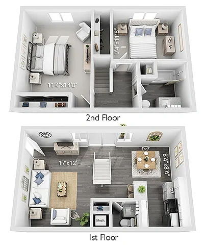 Pepperwood Townhomes & Gardens – BD1 - Townhome