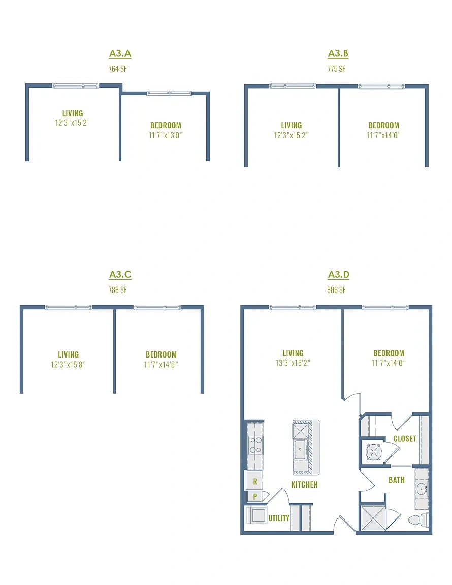 Gables at the Heights – Floor plan