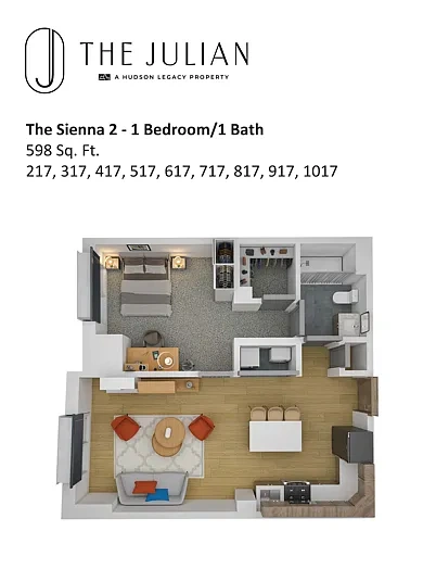 The Julian – Floor plan