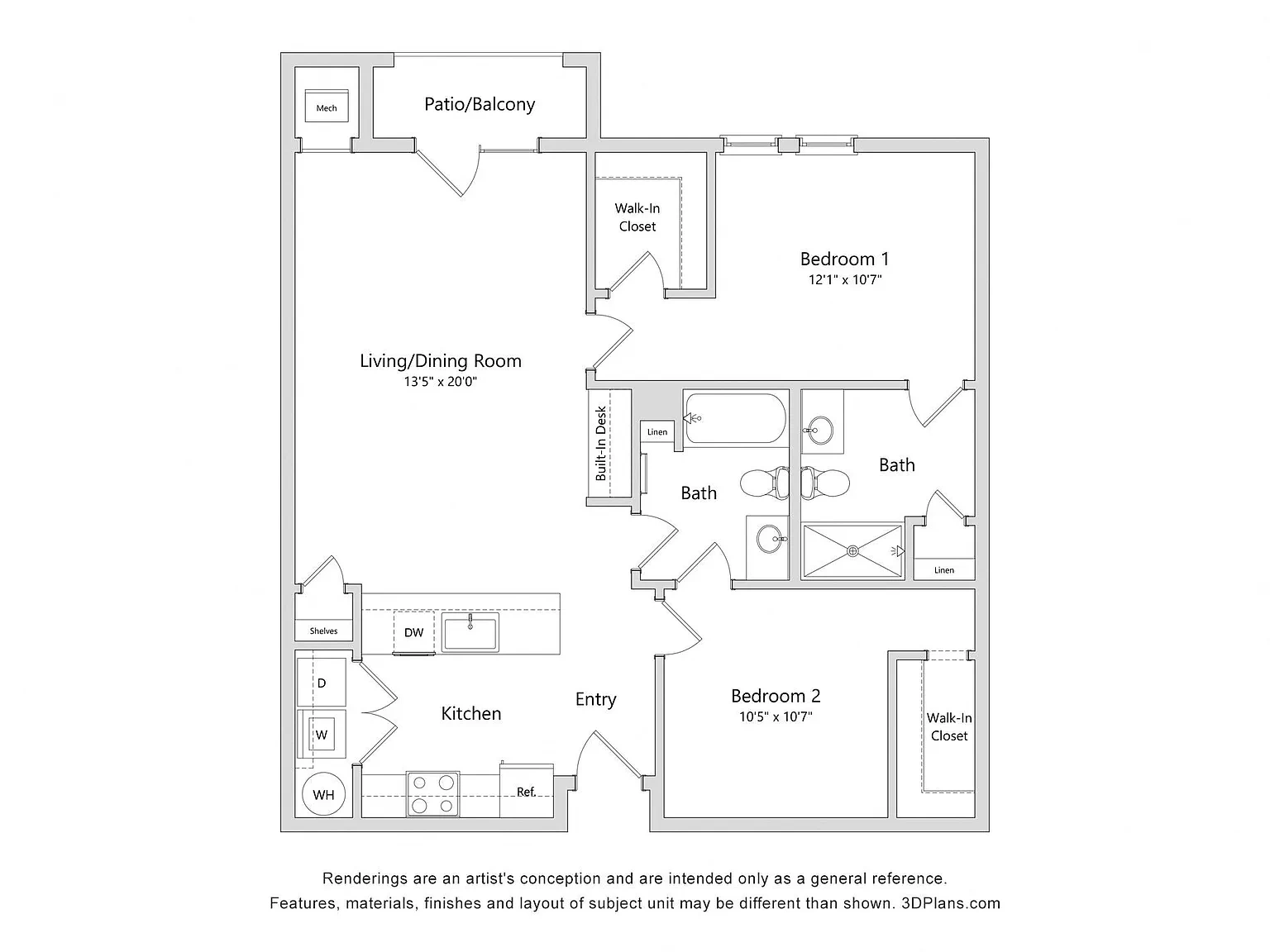 Comet Scotts Hill – Floor plan
