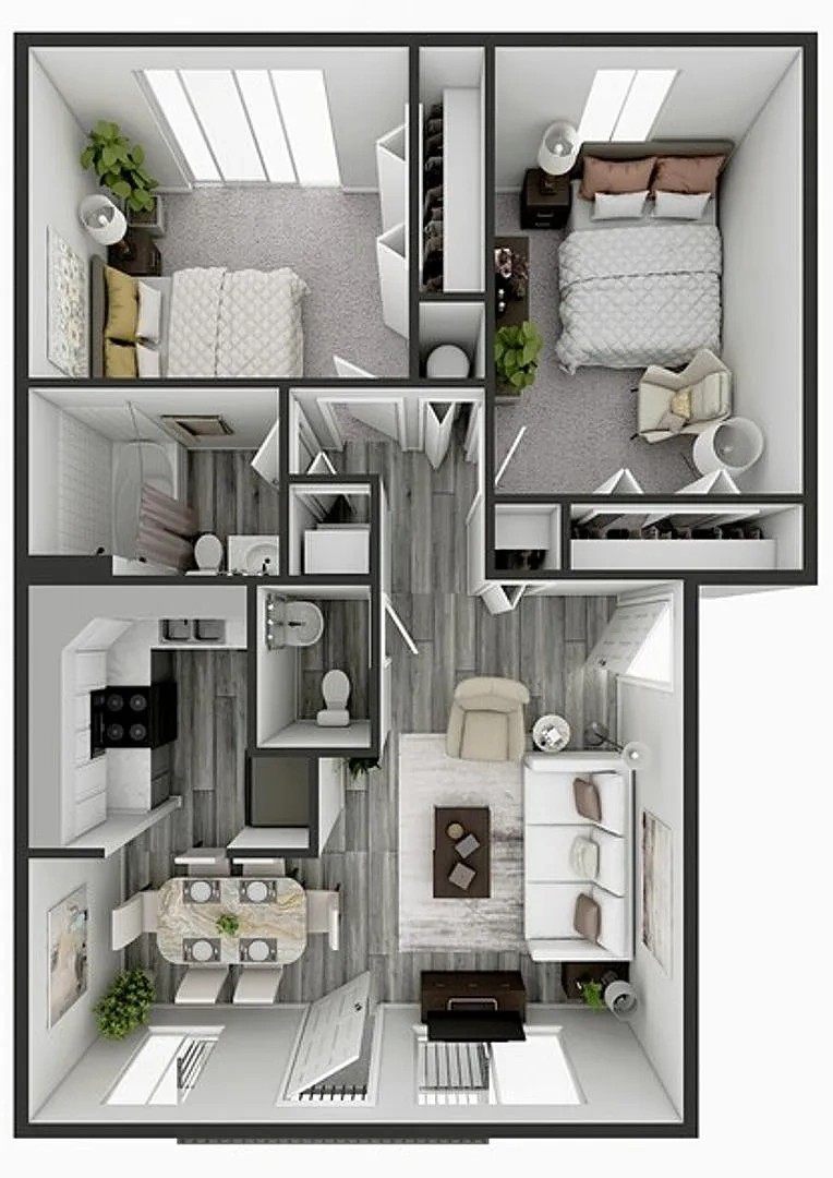 Northcrest Garden Apartments – Floor plan