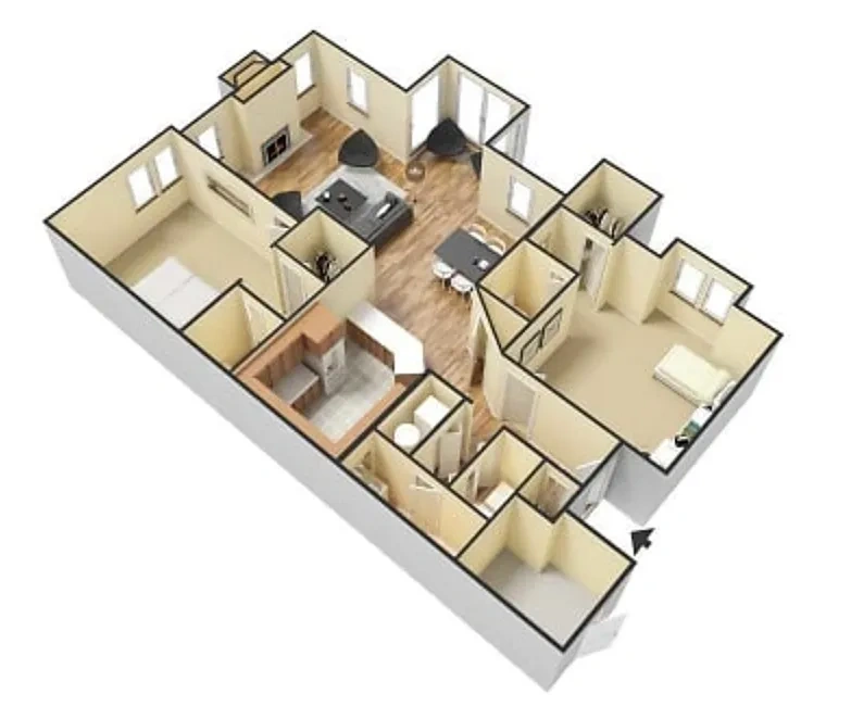 Birch Landing Apartments – Floor plan