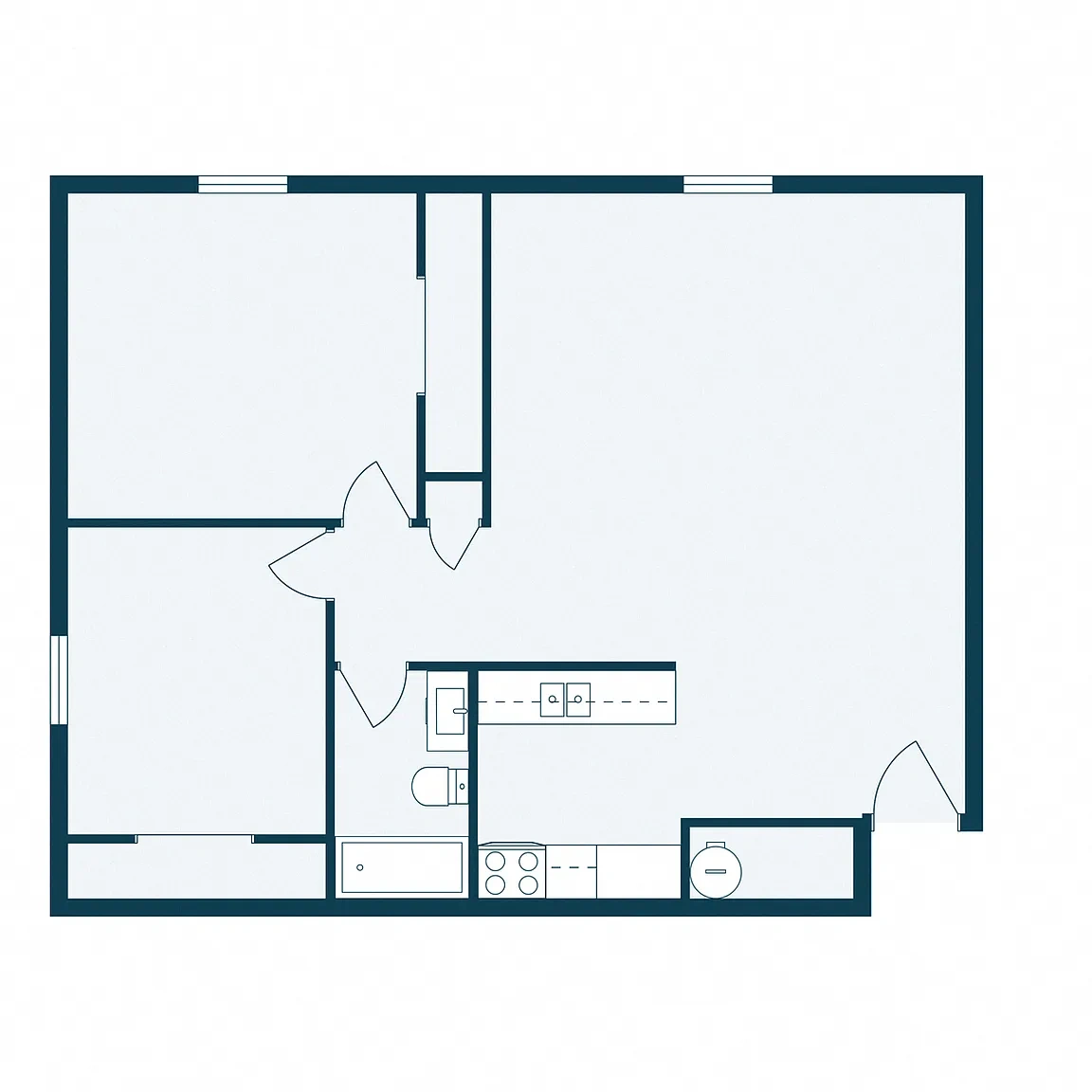 Oak Court – Floor plan