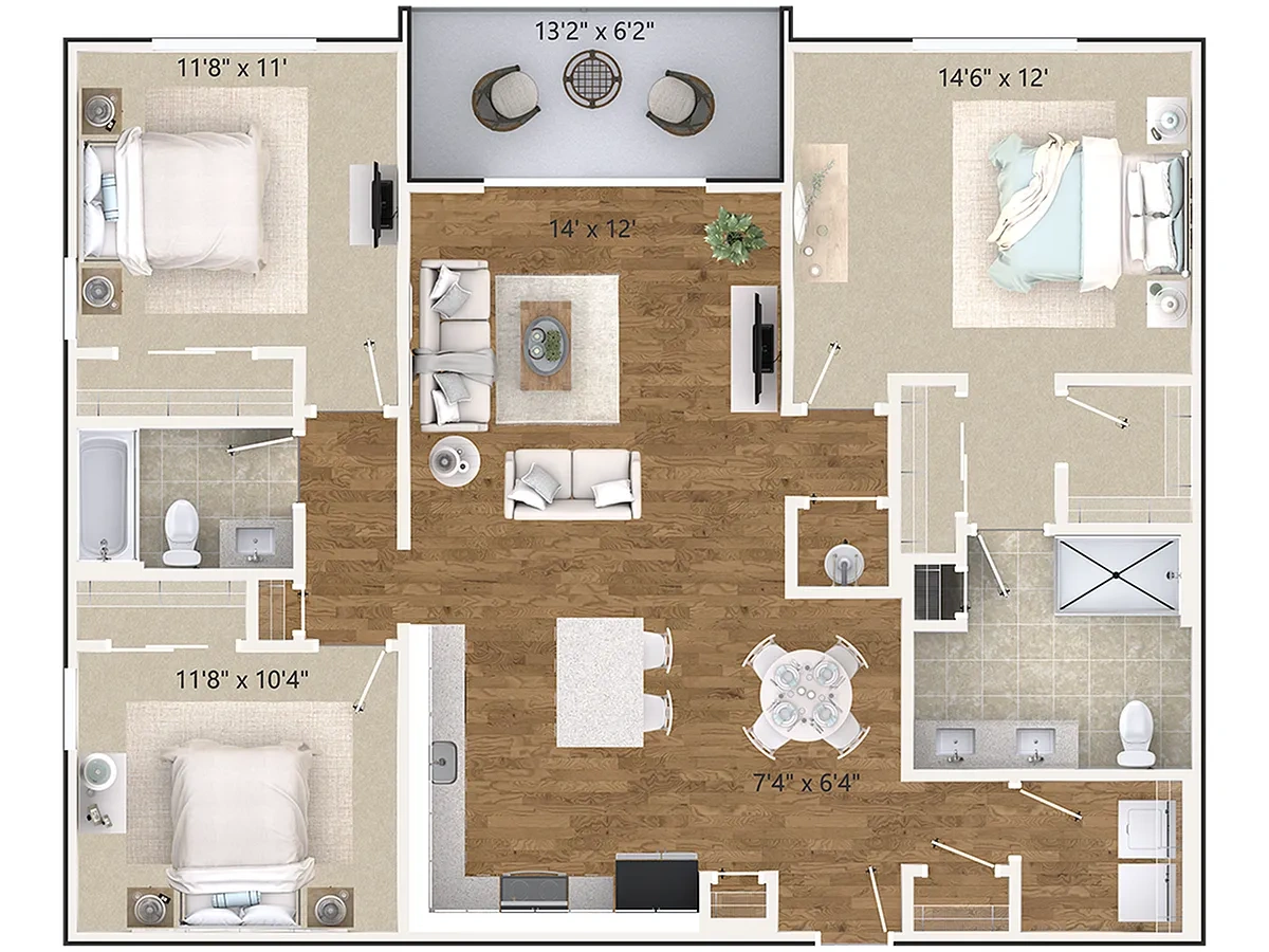 The Point at Palm Beach Grove – Floor plan