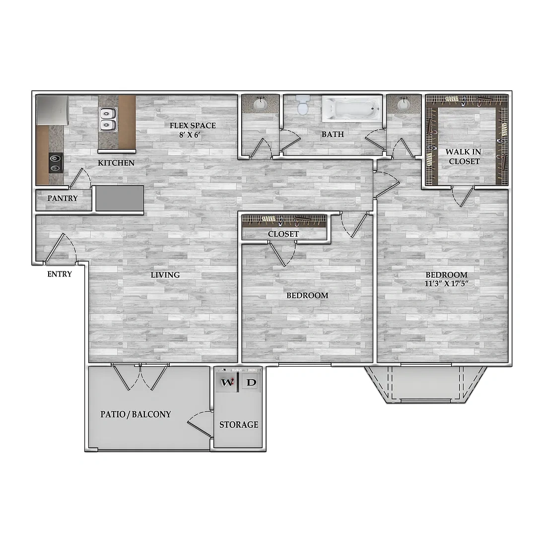 Serena Village 1 Apartments – Floor plan