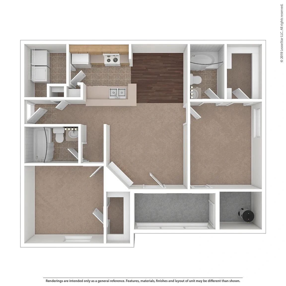 Tamarack on the Lake Apartments – Floor plan