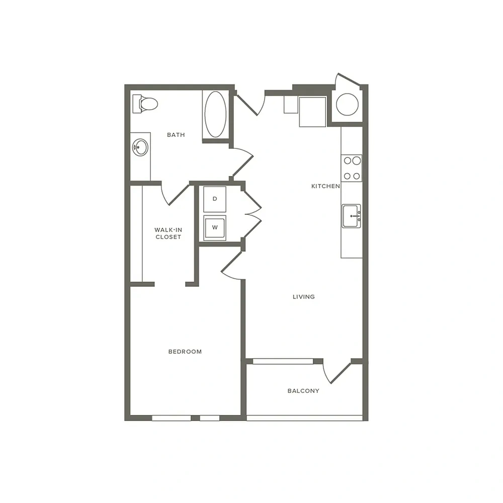 Modera River North – Floor plan