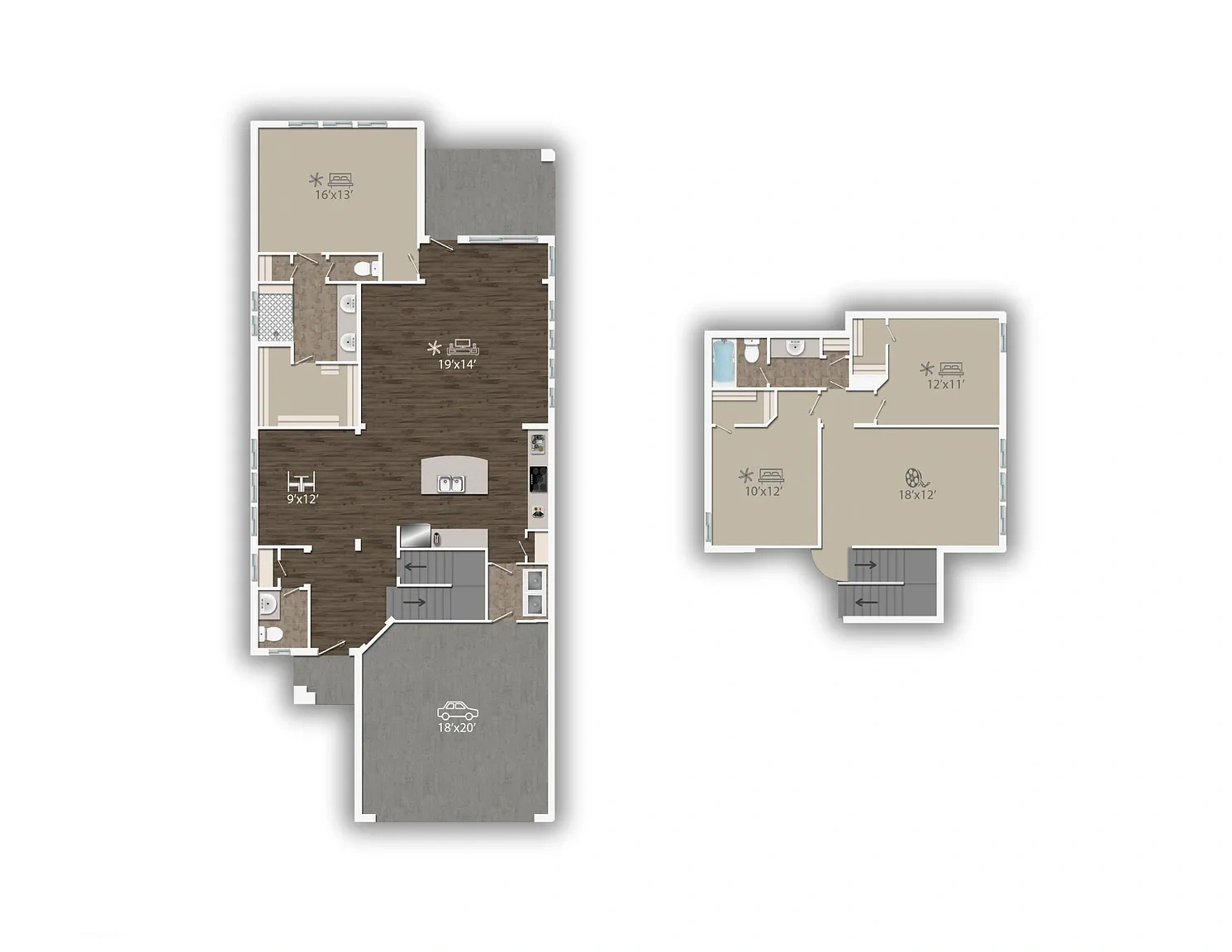 Cottages at the Realm – Floor plan