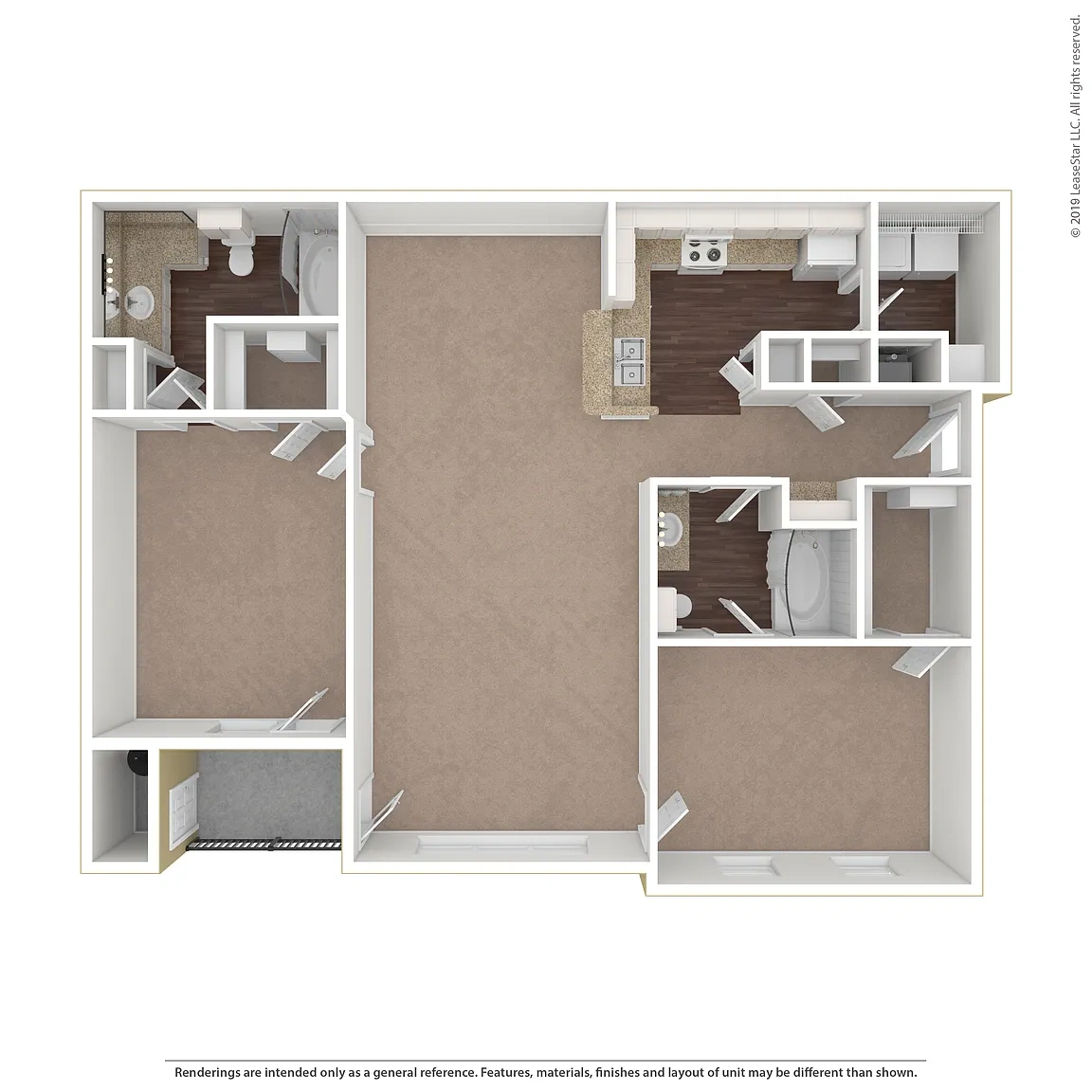 Cypress Lake Apartments – Floor plan