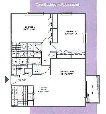 Heather Hills Apartments – Floor plan