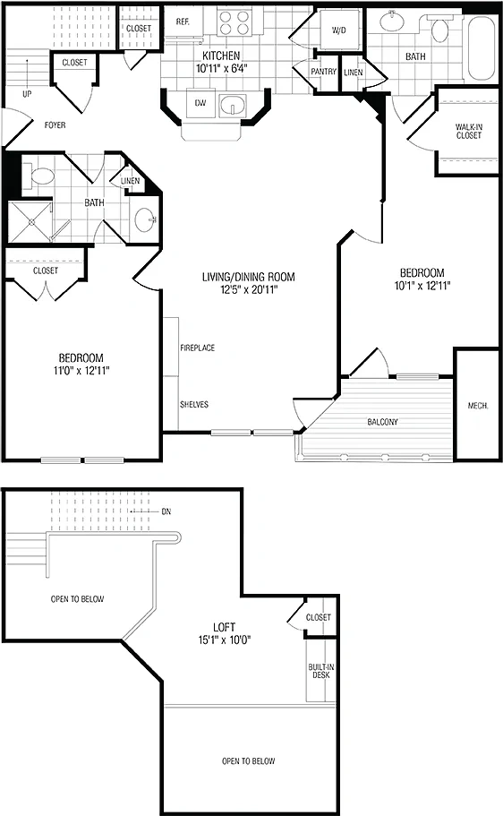 Stone Point Apartments – Floor plan