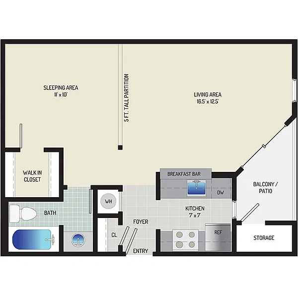 Harbour Gates Apartments – Floor plan
