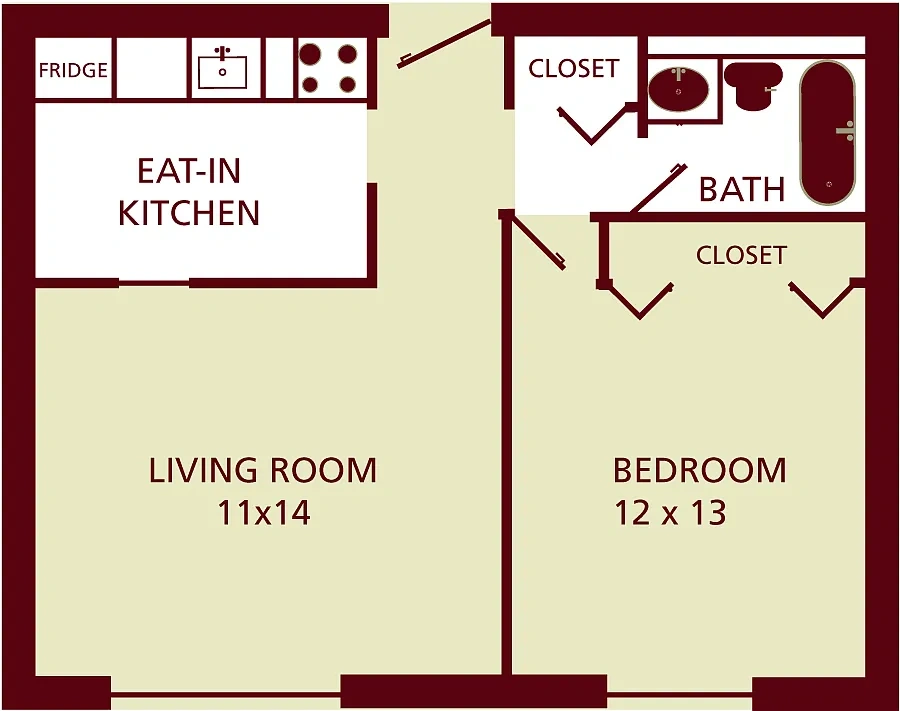 Normandy Towers – 1BR Regular