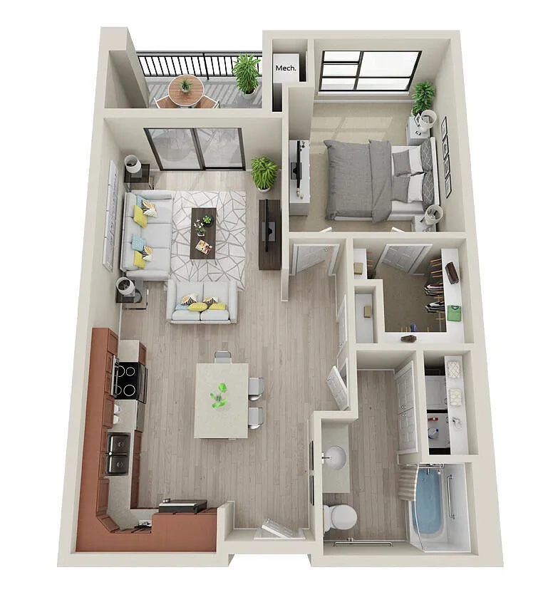 The Landing at 818 – Floor plan