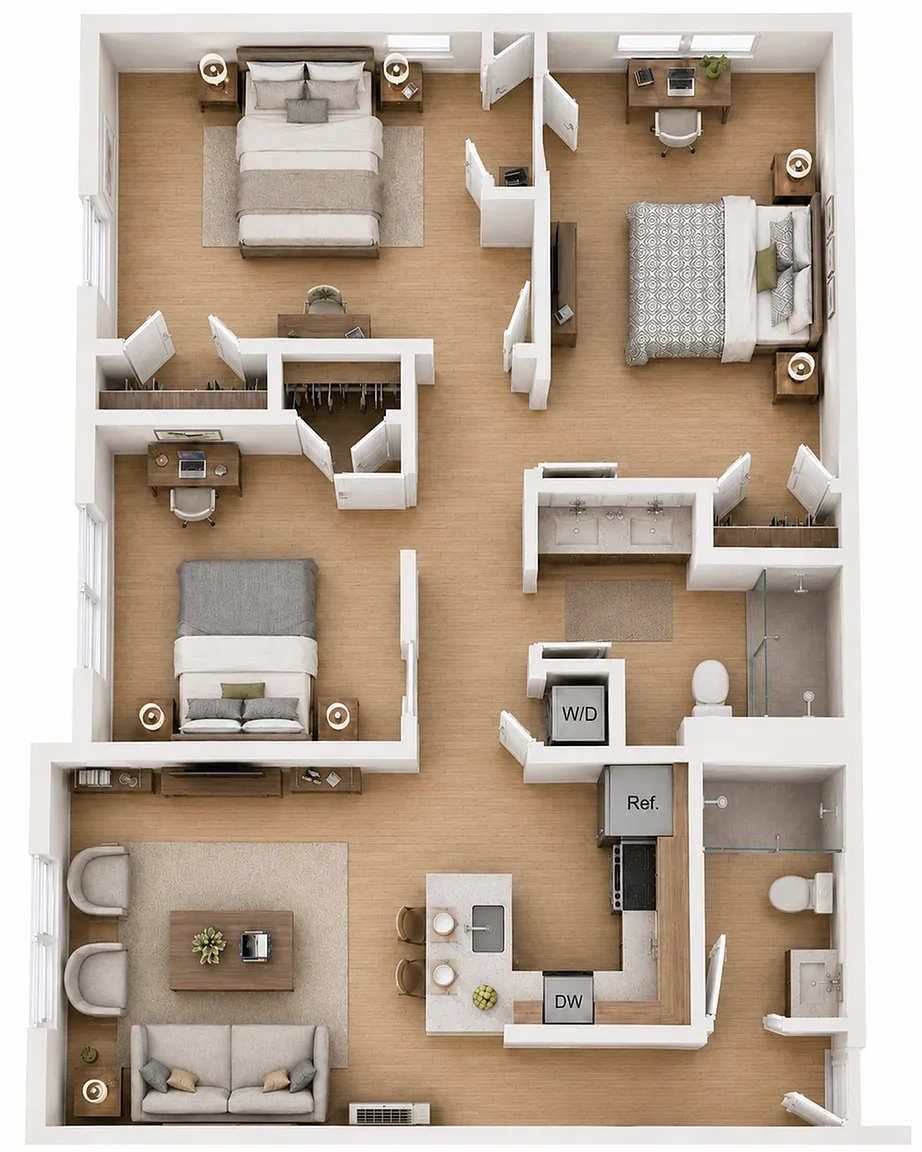 120 Westbourne Lane A Baker House Residence – Floor plan