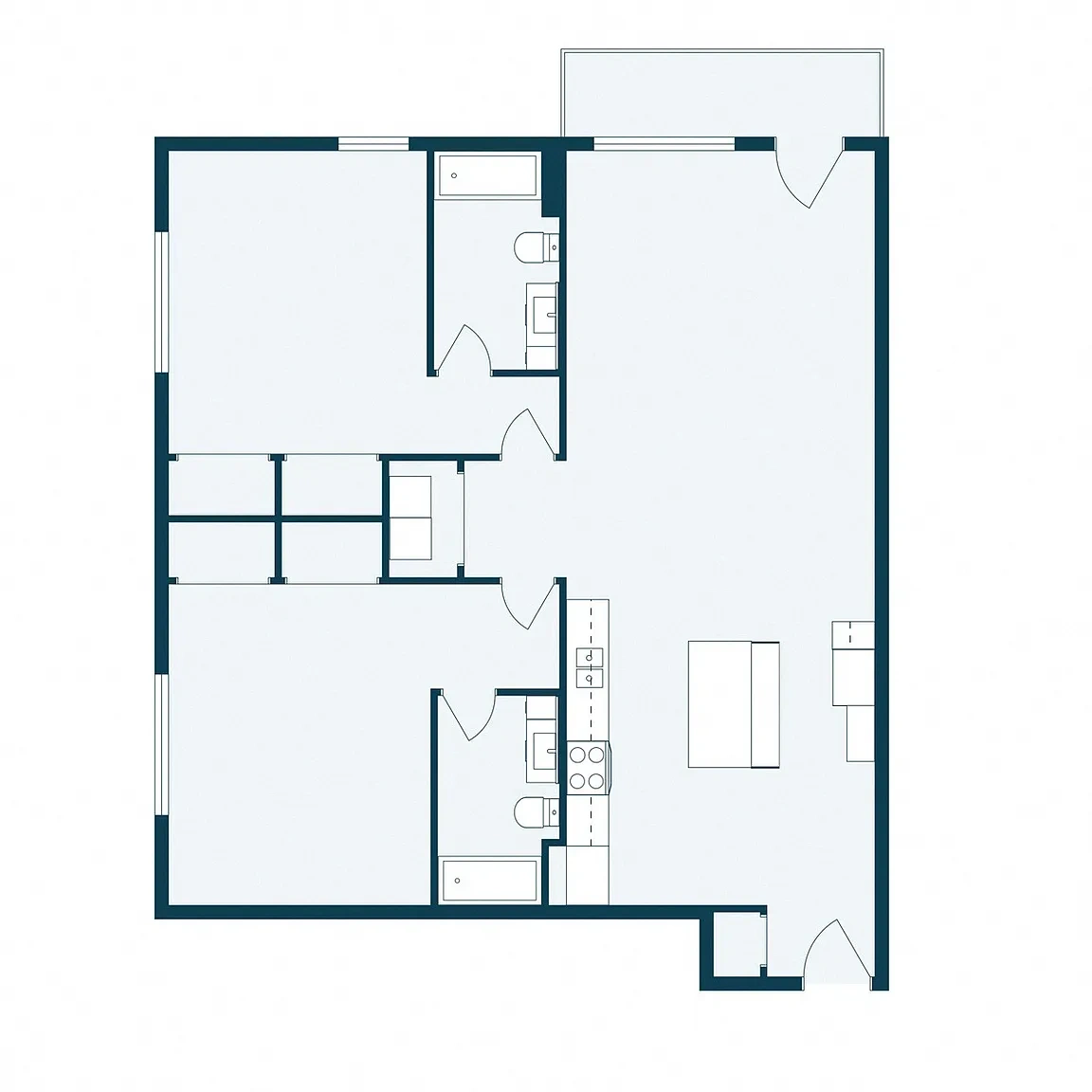 29 West – Floor plan