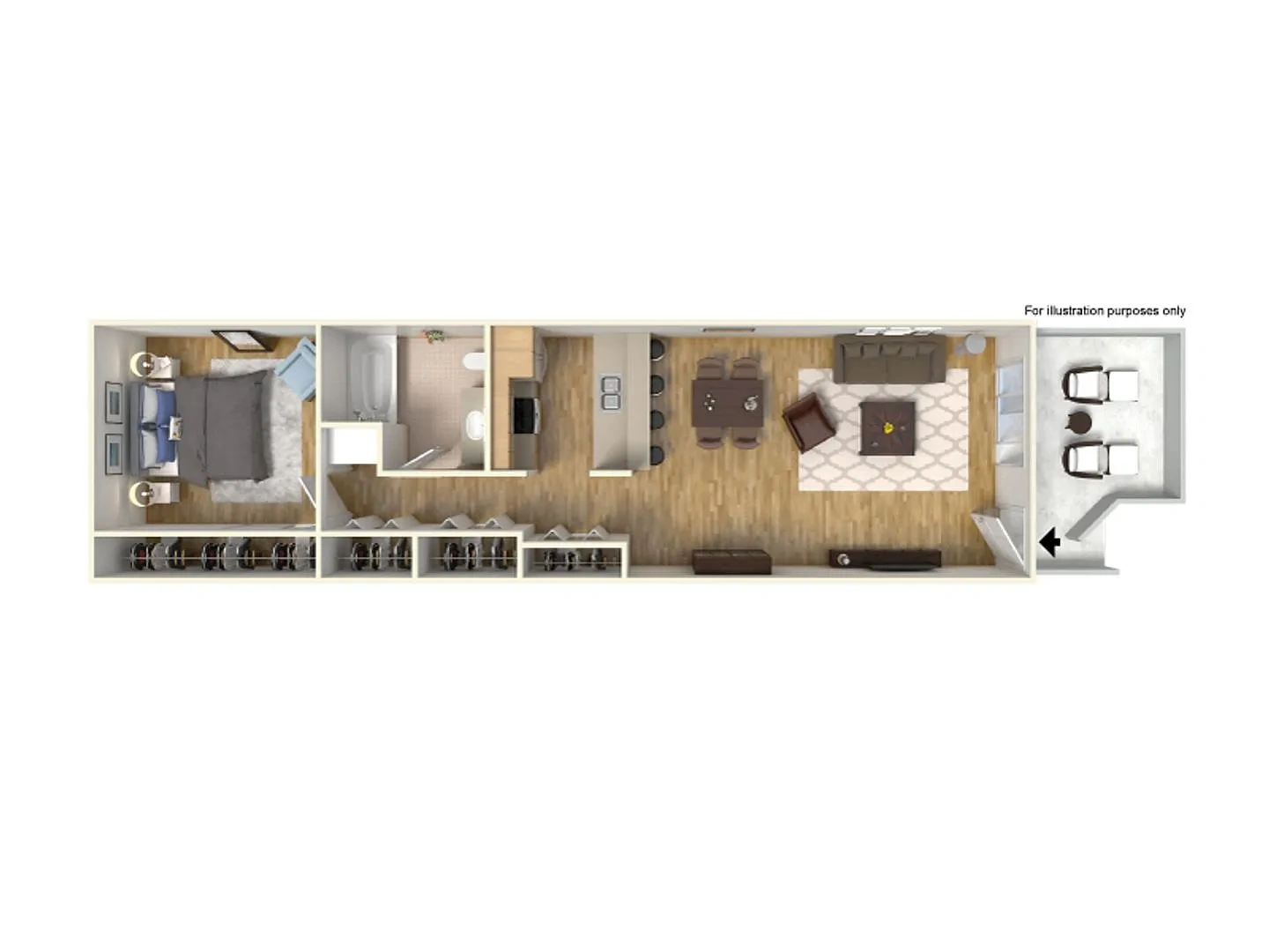 The Timbers Apartments – Floor plan