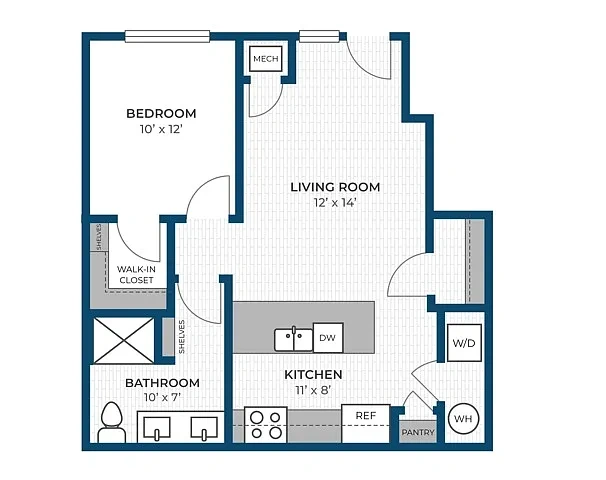 Seasons at Hoffman Estates – Floor plan