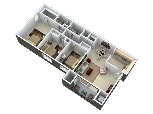 Wynnewood Park Apartments – Floor plan
