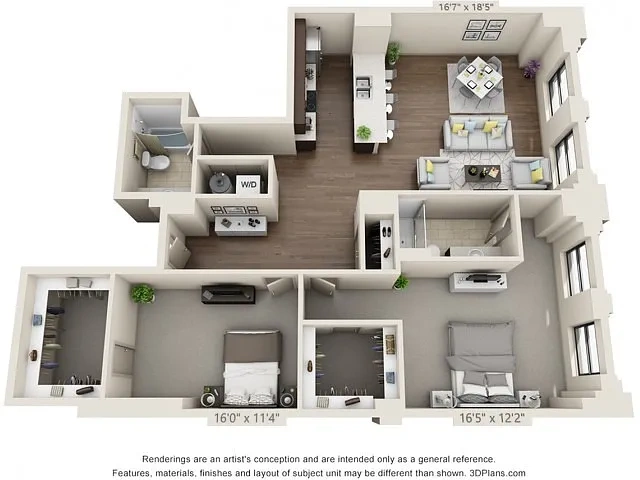 The Standard – Two Bed/Two Bath - 1469