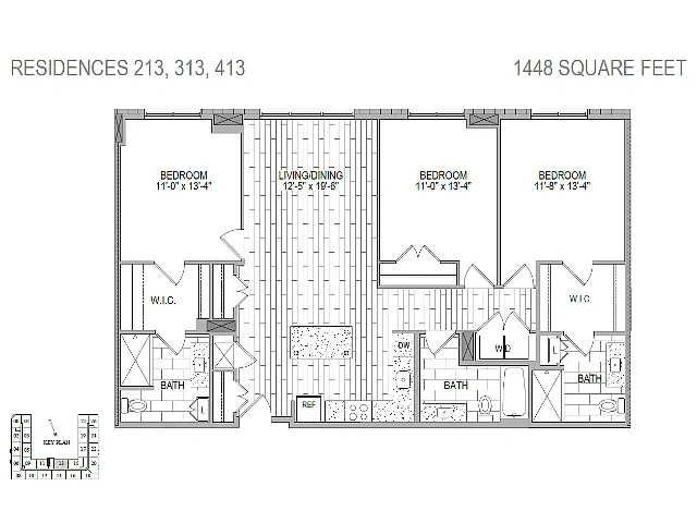Cherry Hill Apartments – Floor plan