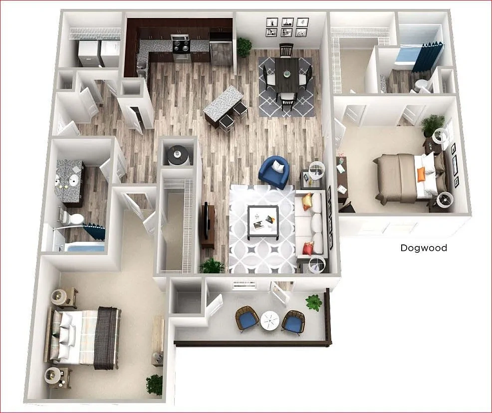 Parc At Broad River Apartments – Floor plan