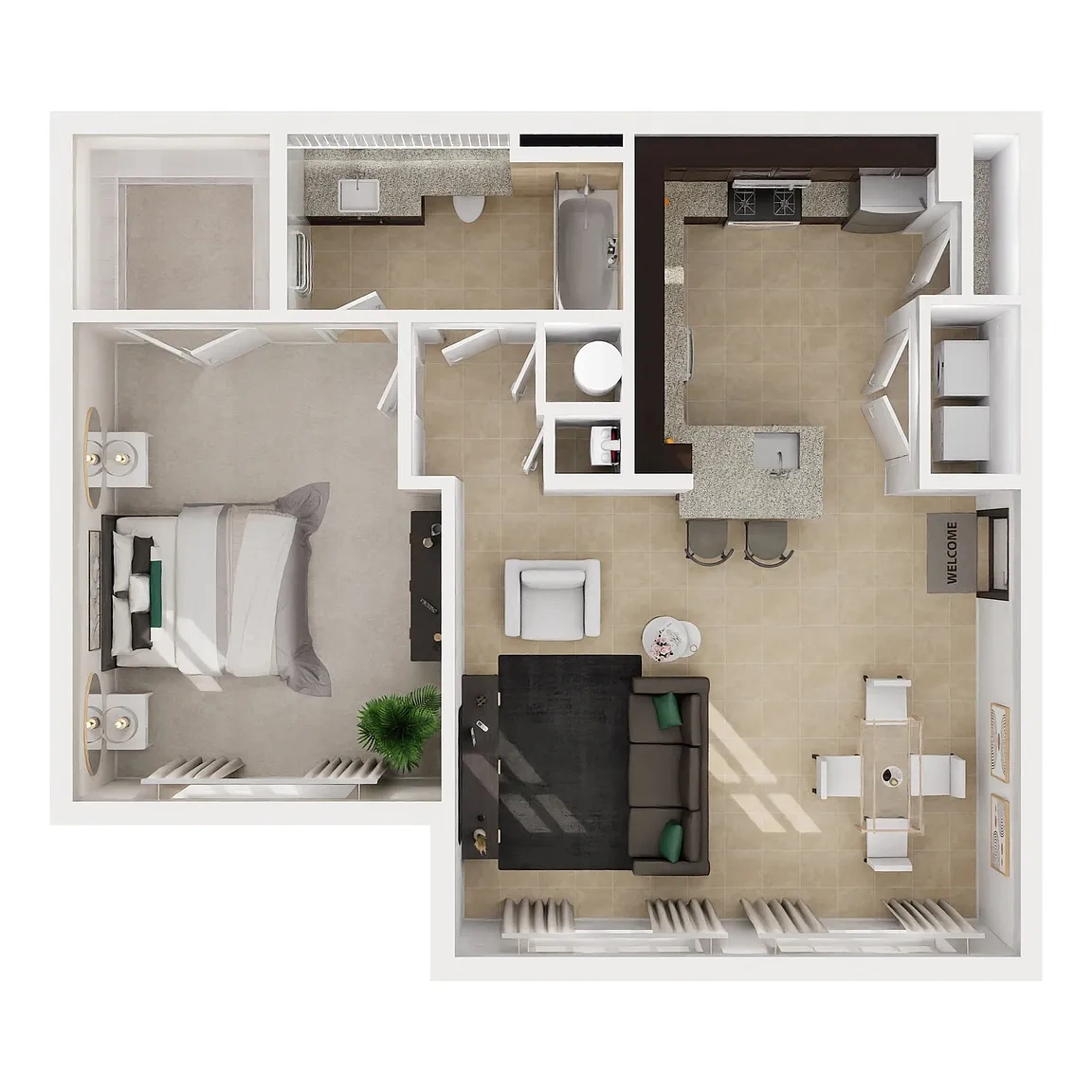 Gables Montecito – Floor plan
