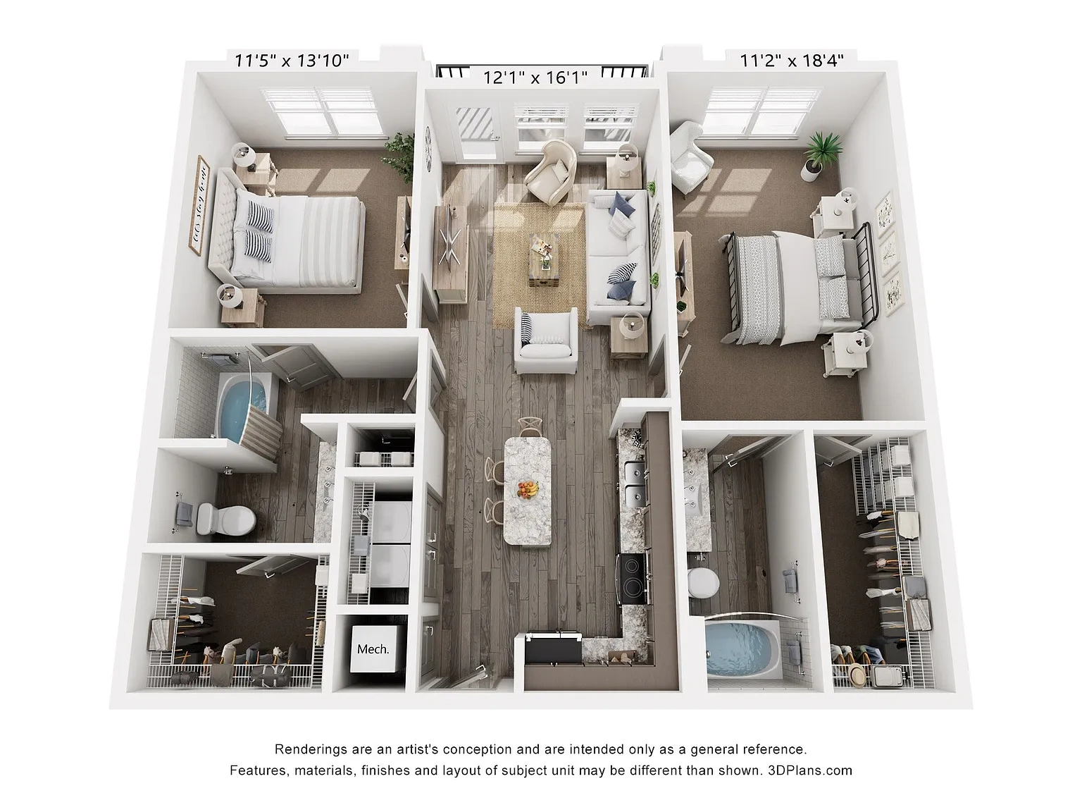 Parkside Apartments – Floor plan