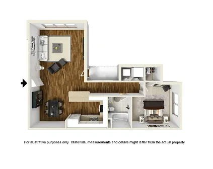 The Aspen Apartments – Floor plan