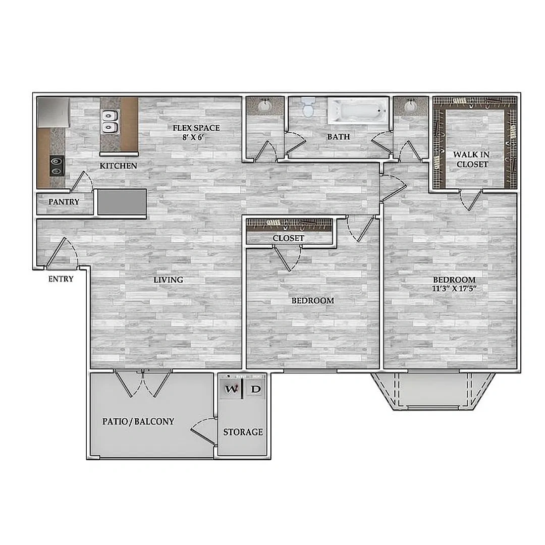 Serena Village 1 Apartments – Floor plan