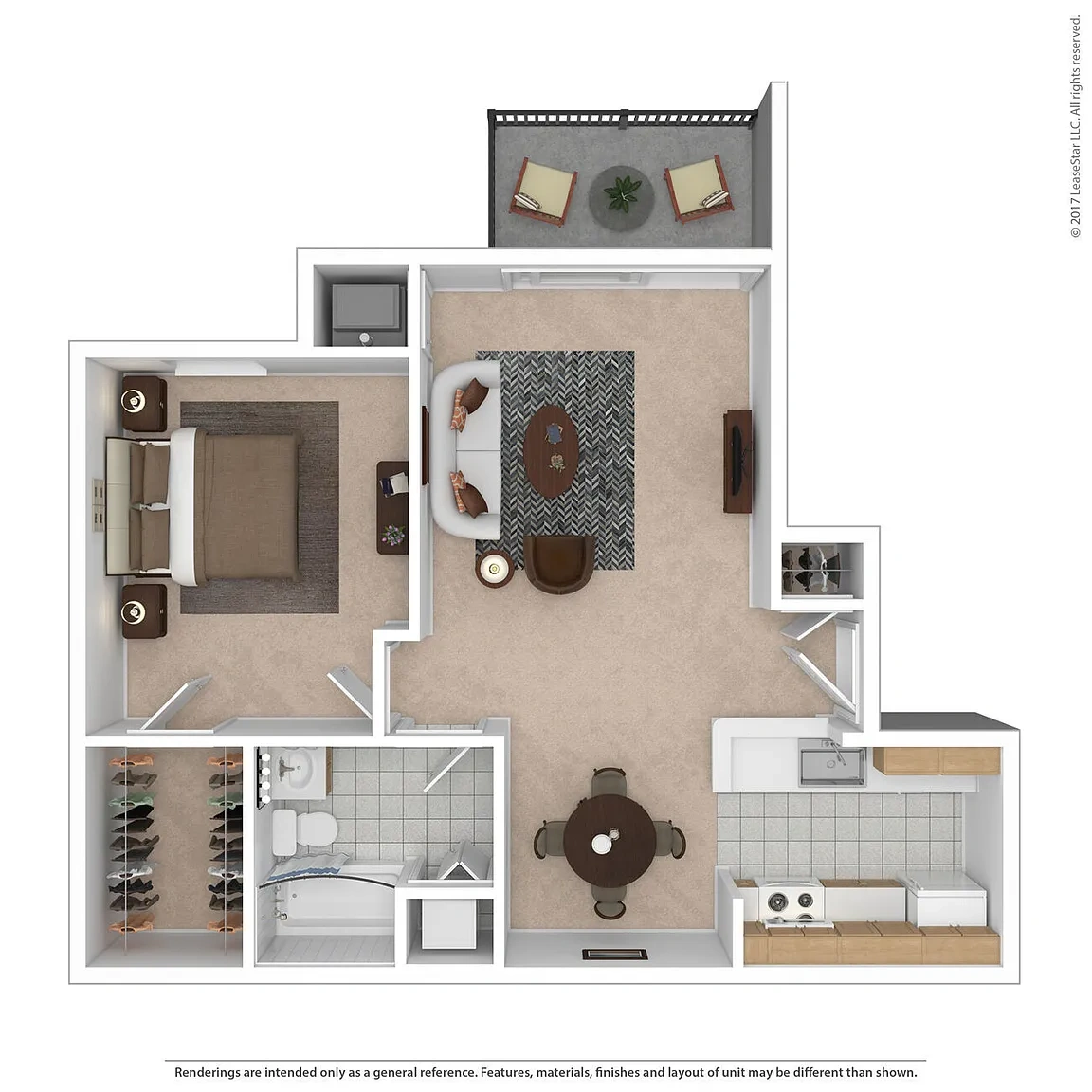 Spruce Run – 1 Bedroom Traditional