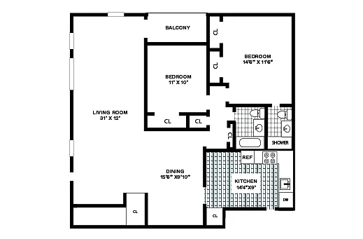 Wyndmoor Apartments – Floor plan