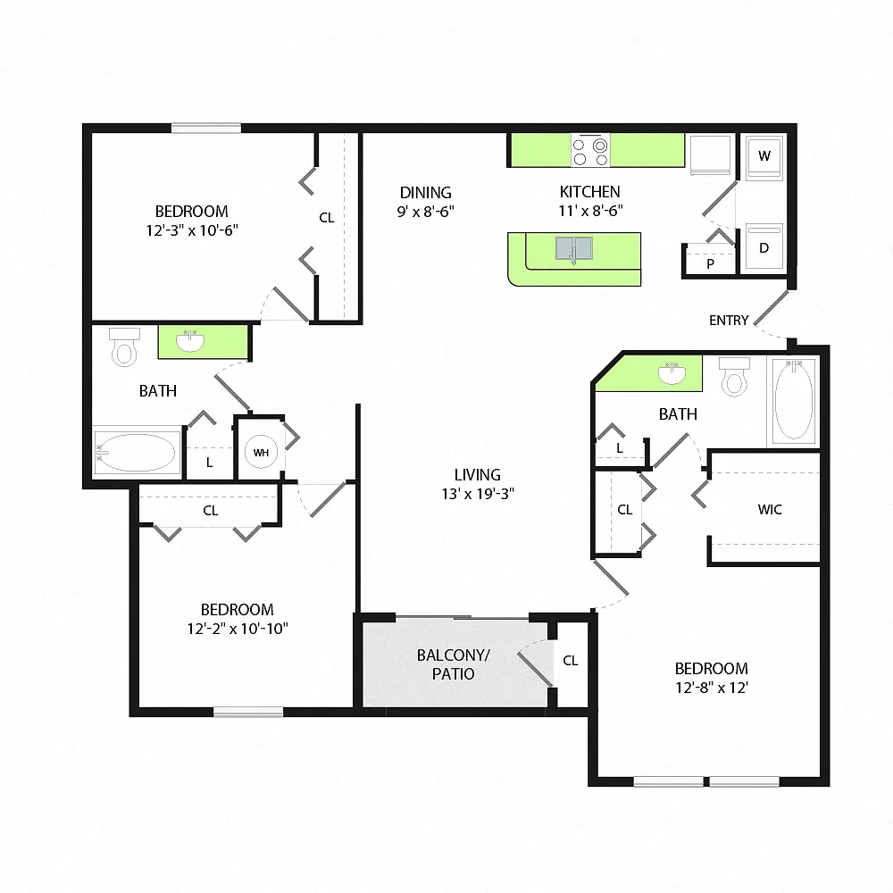 The Preserve at Westchase – Floor plan
