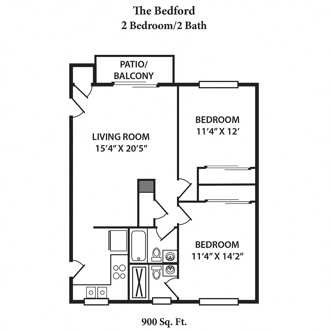 Revere Village Apartments – Floor plan