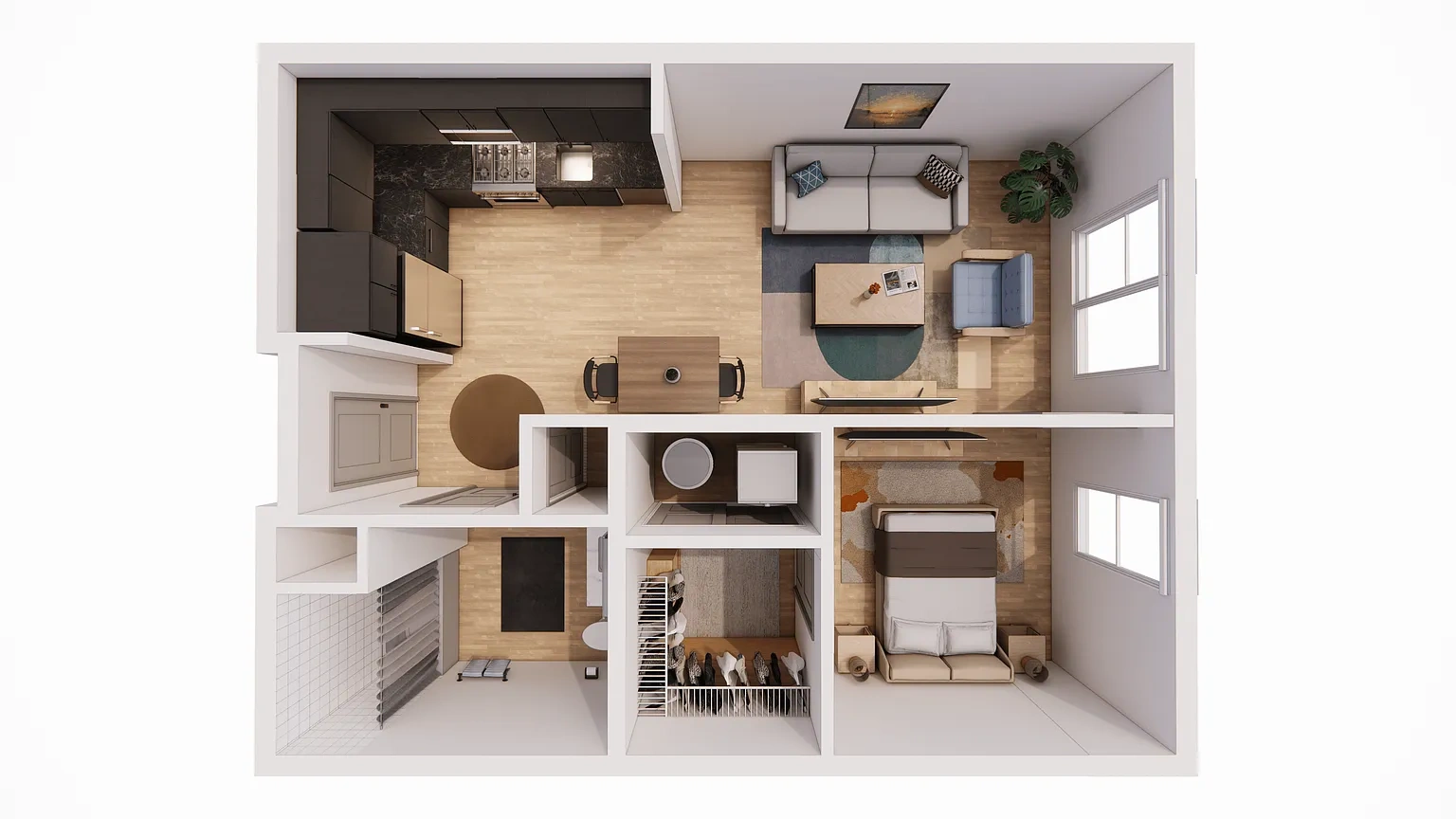 The Park – 1 Bed 1 Bath D