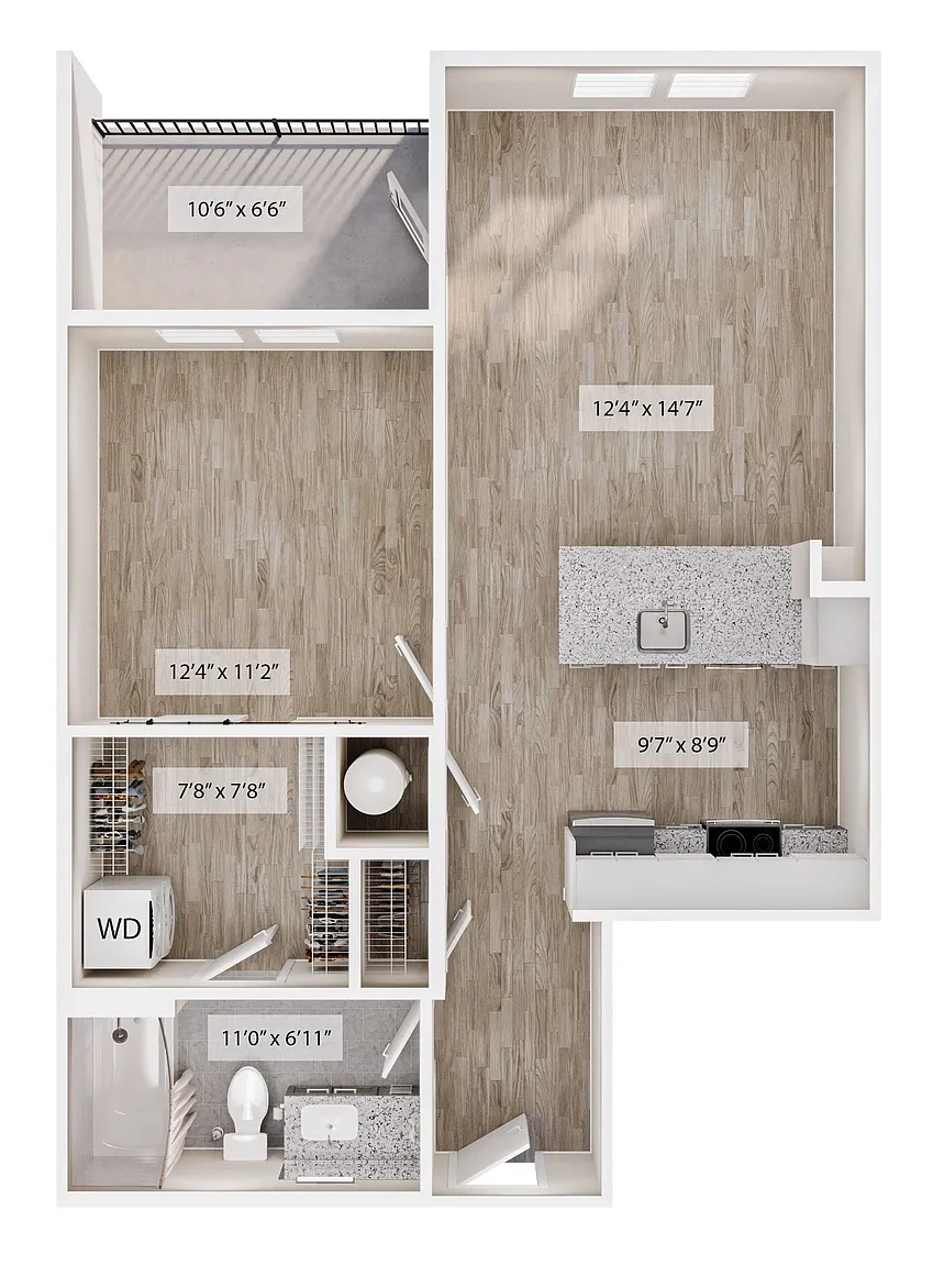 The Westbrook Apartments at Brewers Row – Floor plan