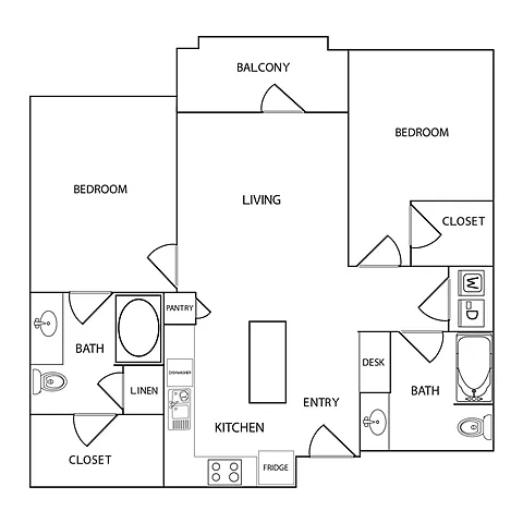 Century Palm Bluff – Floor plan