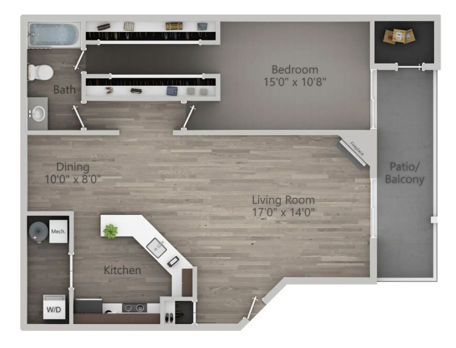 Barrington Place Apartments – Camden w/ Den