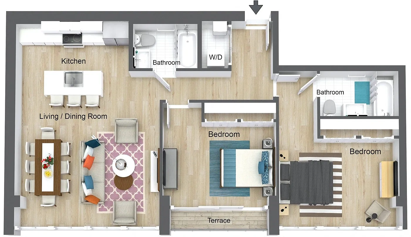The Residences on Broadway – Floor plan