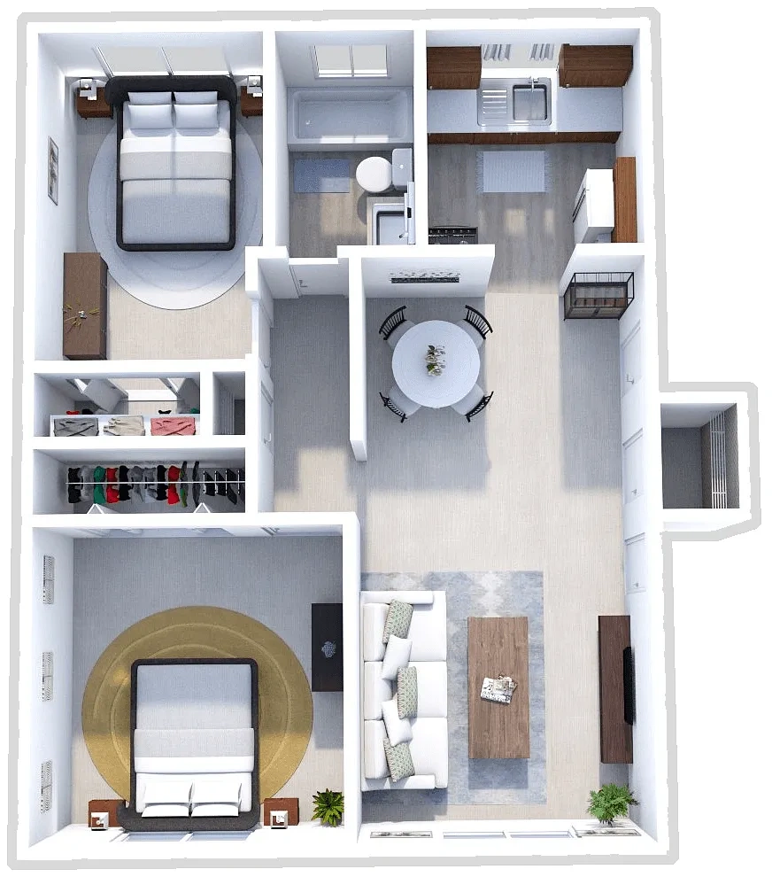Georgetown Village – 2 BEDROOM 1 BATH